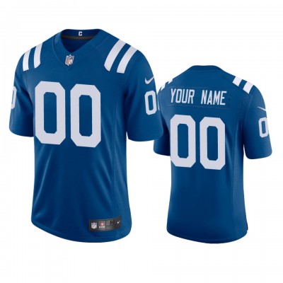 Indianapolis Colts Custom Men's Nike Royal 2020 Vapor Limited Jersey